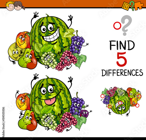 find the differences task