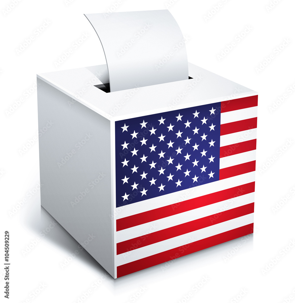 Election in United States of America - obrazy, fototapety, plakaty 