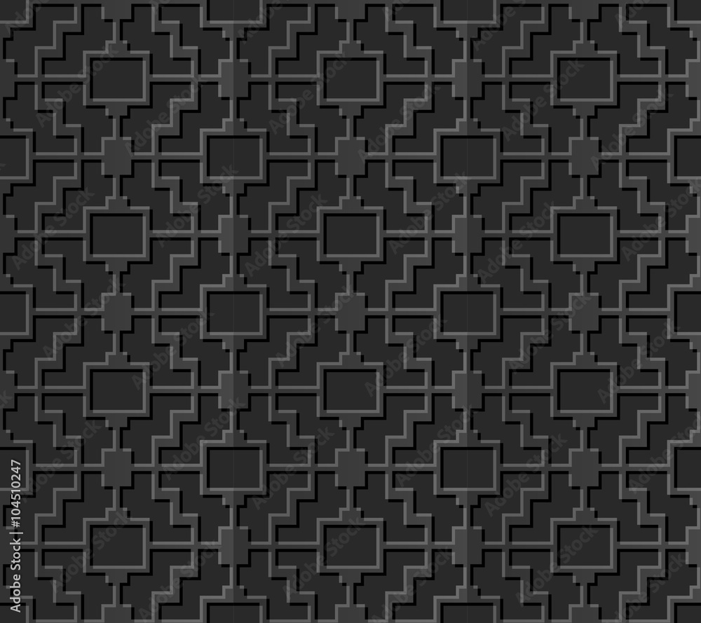 Seamless 3D elegant dark paper art pattern 317 Geometry Square
Seamless 3D elegant dark paper art pattern 317 Geometry Square