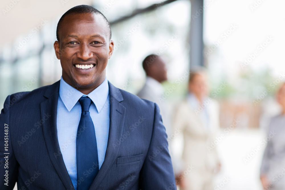 Fototapeta premium african american business man