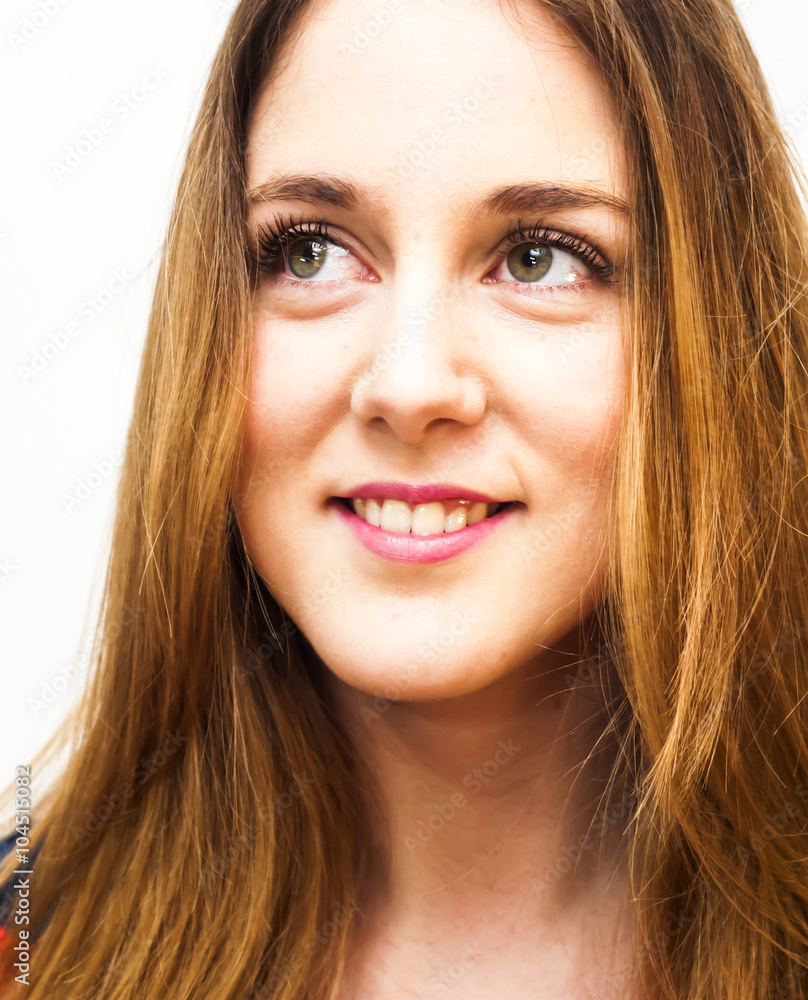 Portrait of Beautiful Young Woman Portrait of Beautiful Young Woman