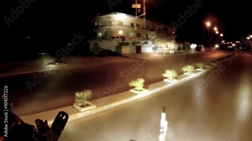 Go Pro style footage of a gunner’s view of a scout truck at the head of a convoy in Iraq. photo