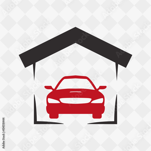 Garage icon design 
