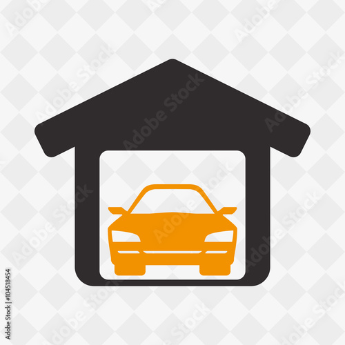 Garage icon design 
