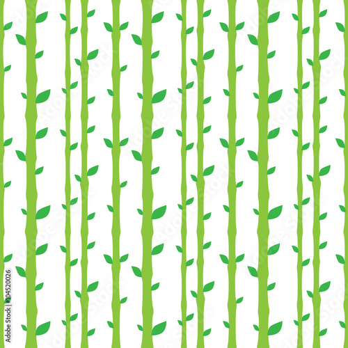 Fototapeta Naklejka Na Ścianę i Meble -  Green ivy seamless pattern