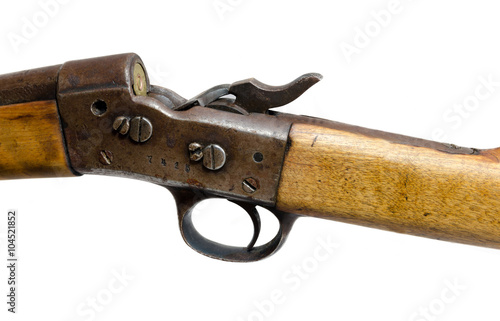 Loaded old rifle