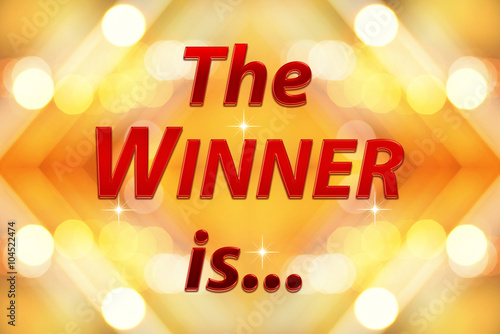 The Winner Is... words on B...