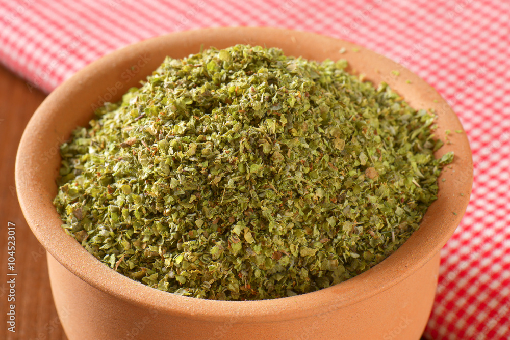Dried Marjoram leaves Dried Marjoram leaves