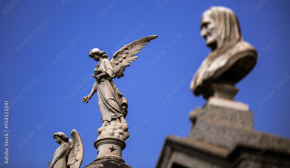 Naklejka premium angel statue