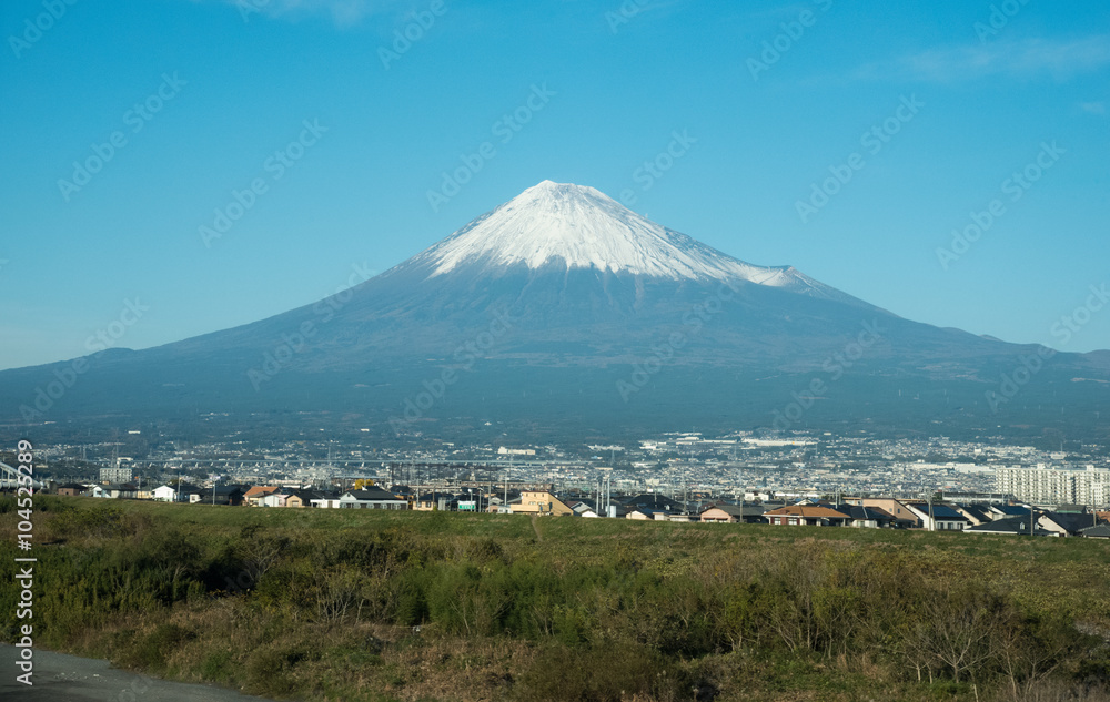 view of fuji mountain in Japan
