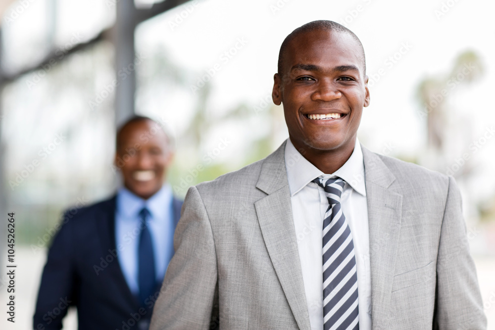 Fototapeta premium young african businessman portrait