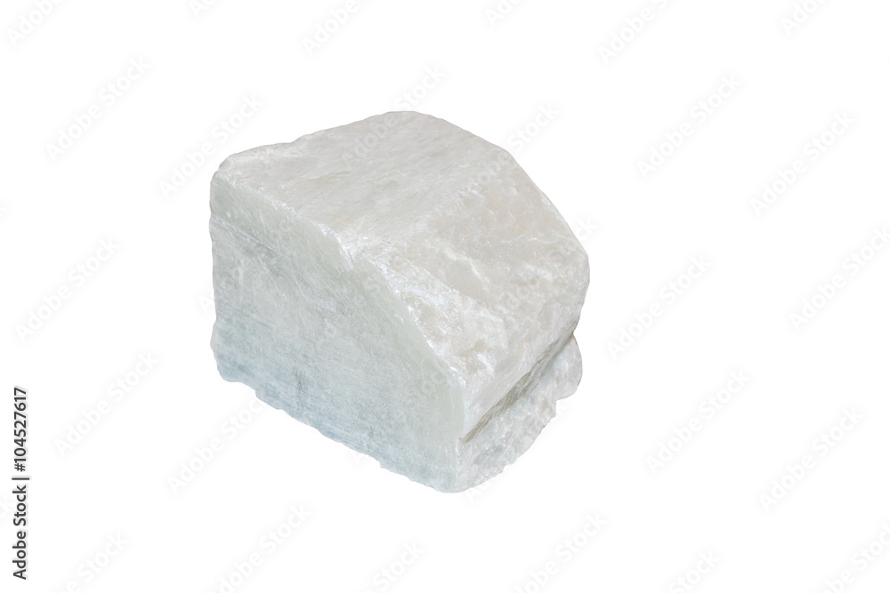 White talc from Italy isolated White talc from Italy isolated