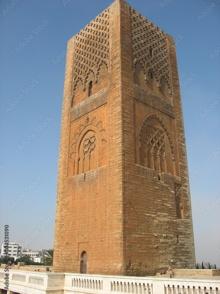 Hassan Tower or Tour Hassan in Rabat, Morocco