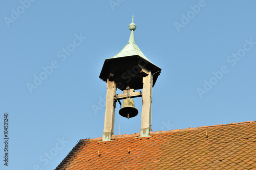 glocke an einem dach am nürnberger burg photo