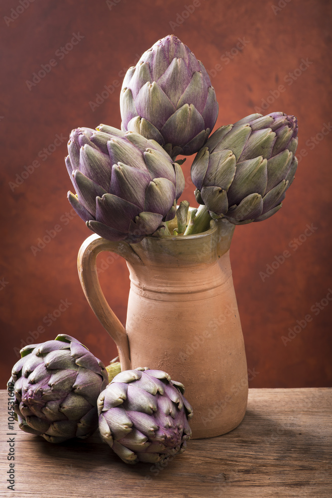 Obraz premium carciofi still life