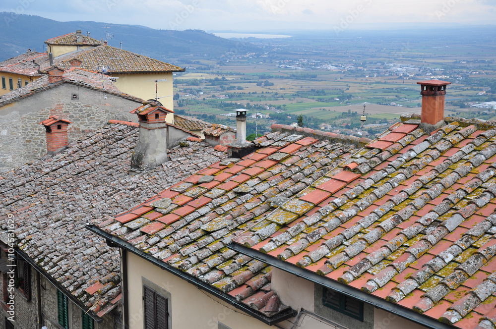 Naklejka premium Cortona