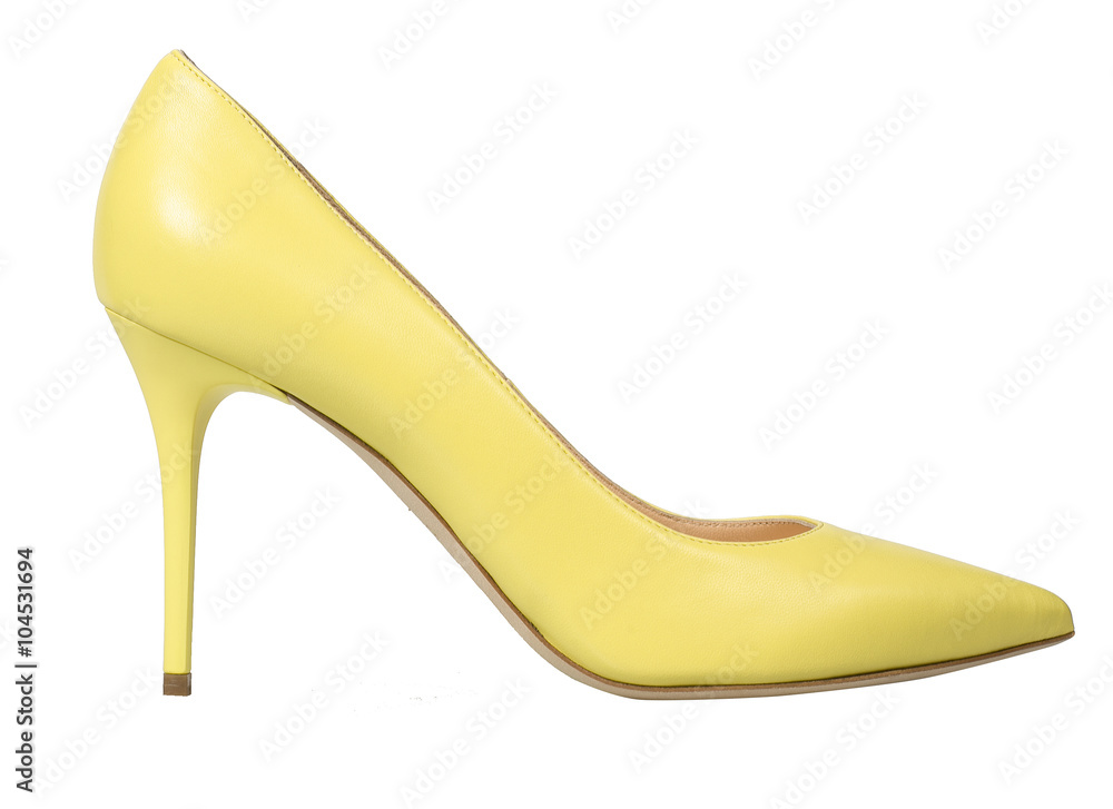 Yellow high heel Yellow high heel