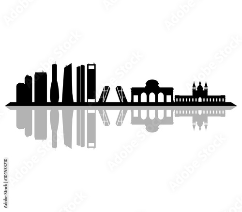 madrid skyline