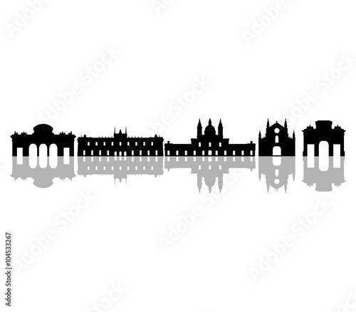 madrid skyline