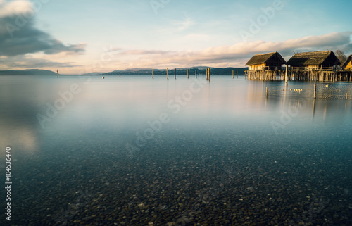 Εκτύπωση καμβά Das Pfahlbautenmuseum am Bodensee