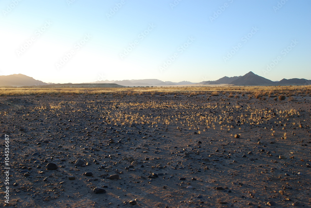 Fantastic Namibia desert landscape