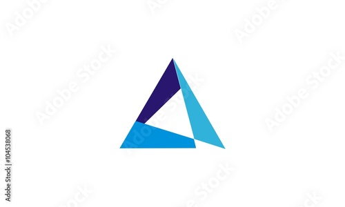 triangle shape vector logo photo
