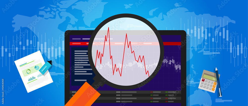 Φωτογραφία volatile market stock volatility down crash trend price investment index fluctua