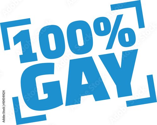 100% gay stamp