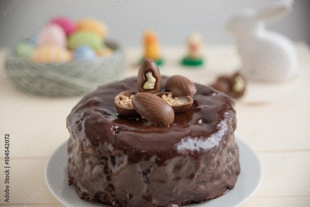 Schokoladentorte für Ostern Schokoladentorte für Ostern
