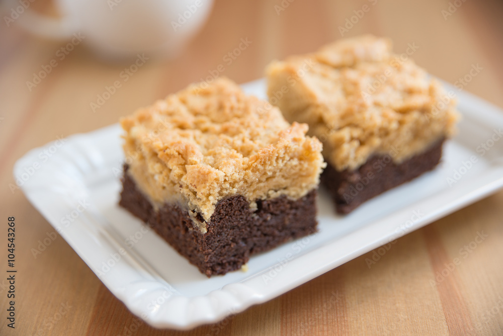 Brookie, Brownie Cookie Kuchen