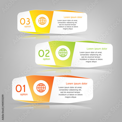 Vector infographics template