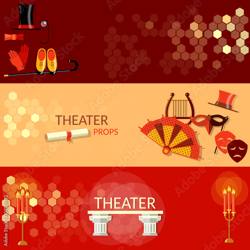 Theatre flat banners