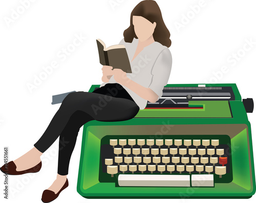 giornalista lettura libro