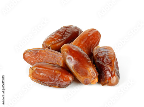 Date palm isolated on the white background