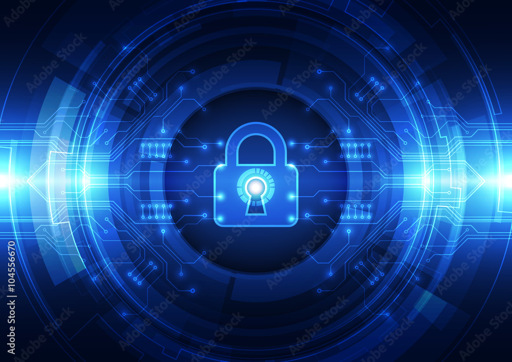 Abstract security digital technology background. Illustration Vector Abstract security digital technology background. Illustration Vector