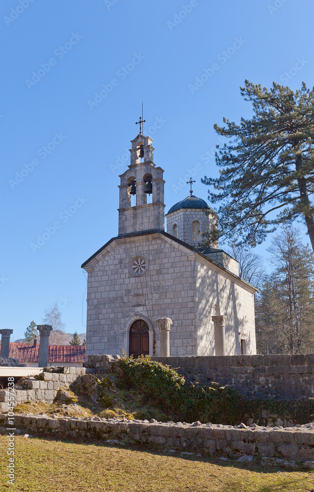 Court Church (1886) in Cetinje, Montenegro
