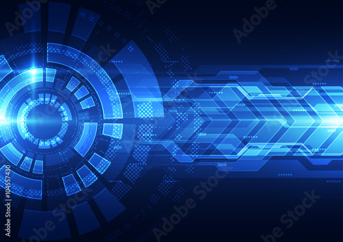 Abstract futuristic speed technology background. Illustration Vector