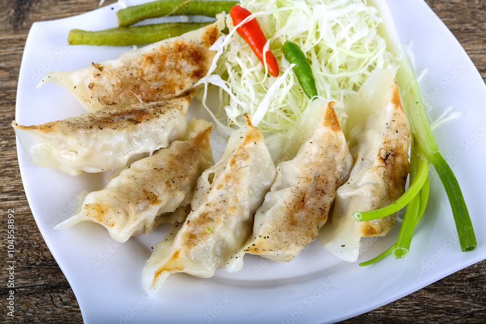 Japanese dumplings Japanese dumplings