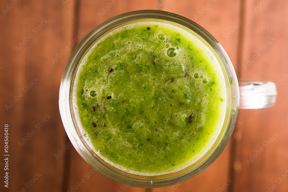 Close up of kiwi cocktail Close up of kiwi cocktail
