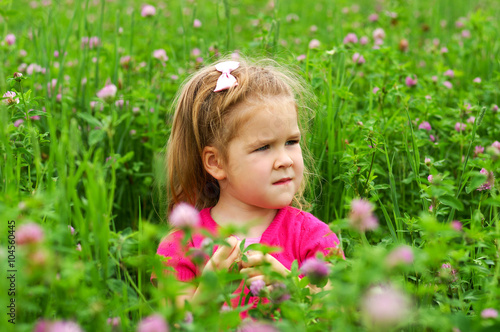  girl on the meadow
