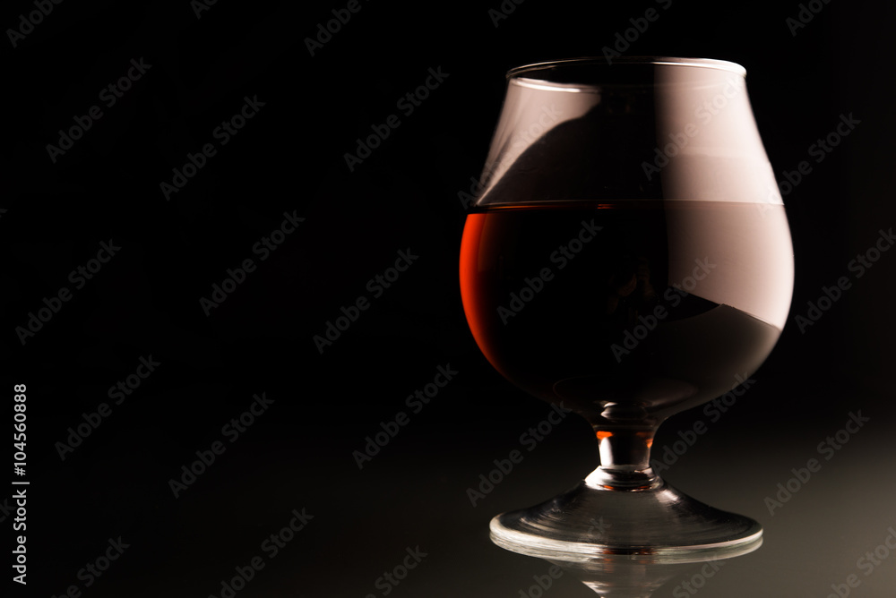 Glass of brandy Glass of brandy