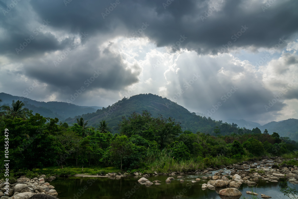 The beauty of  the nature at Khiriwong village , Nakhon Si Thammarat , Thailand
