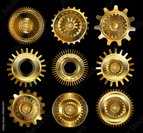 Set of complex gears