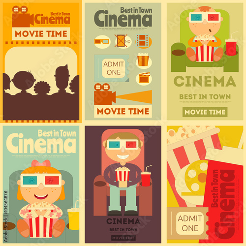 Cinema Posters Set