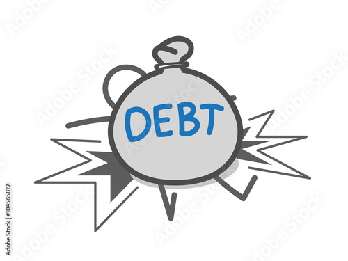 Crushed by debts