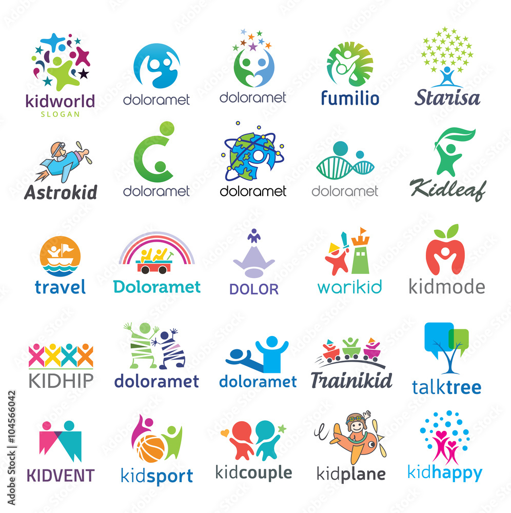 25 Kids Design Element 25 Kids Design Element