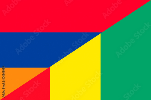 Waving flag of Guinea and Armenia Free Download Waving flag of Guinea and Armenia - GFXLoad