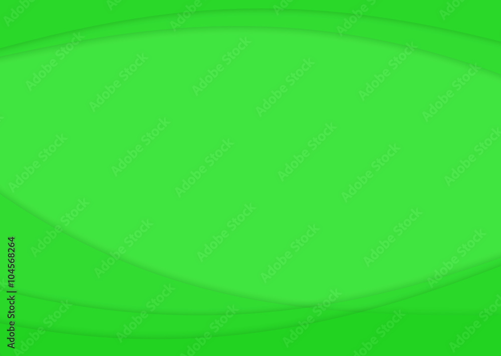 Green curve abstract copyspace