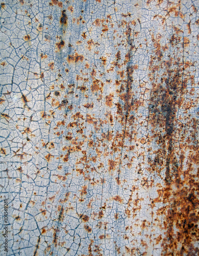 The surface of rusty metal 