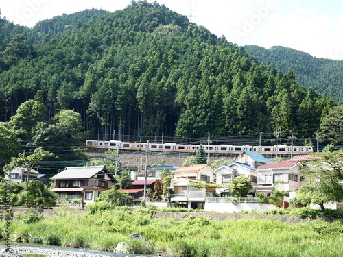 Принти на полотні Tamagawa river, Ome/Tokyo,Japan